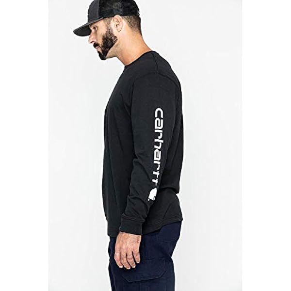 Carhartt Signature Logo Long-Sleeve T-Shirt Uomo